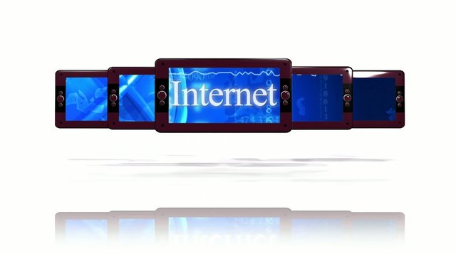 Portable Internet Device 3D animation