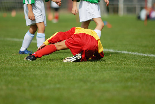 chute de foot