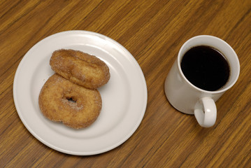 Coffee and donuts