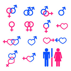 Male and female symbols