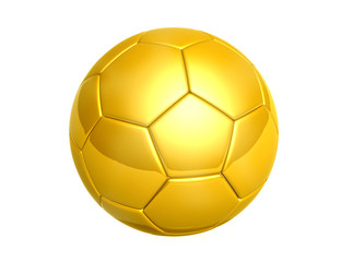 golden soccer ball