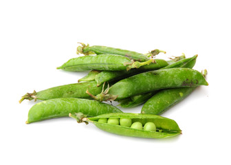 organic homegrown peas