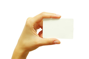 Obraz premium card blank