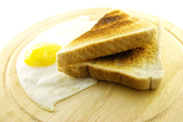 Cooked Breakfast Items on a Plate