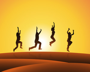 Luftsprünge © imageteam