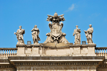 Fototapeta na wymiar Roma - piazza San Pietro