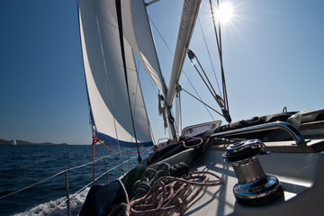 Sailing in Croatia