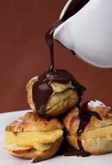 Chocolate Profiteroles Dessert