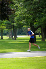 Fototapeta premium Triathlete Running