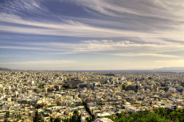 Panoramic view of Athens