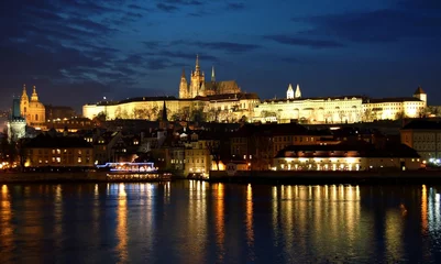 Foto op Plexiglas Prague castle at night © Jiri Foltyn