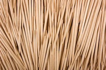 wooden toothpicks as background