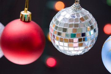 New year decoration on background