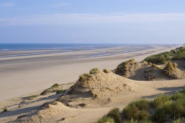 Le sentier des Garennes, au milieu des dunes - Berck-sur-mer (Cô