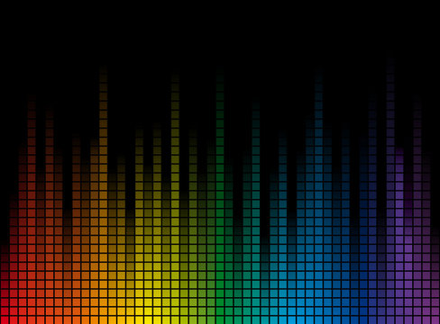 Colorful vector background with squares