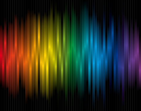 Colorful vector background with spectrum lines