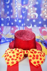 Circus concept metaphor recreation clown equipment