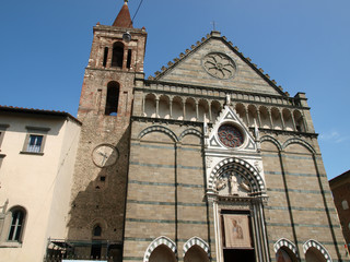 Facade church of St Paul - Pistoia Tuscany Italy