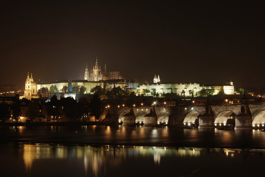 Czech republic,Prague, Castle, Charles bridge