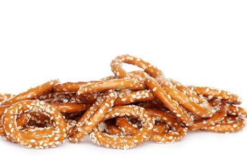 sesame seed pretzel