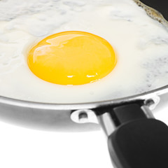Fried egg in a frying pan