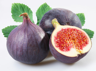 figs on a white background