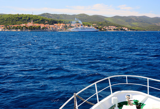 View on Island Korcula(Croatia)