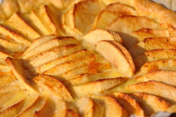 tarte aux pommes bio