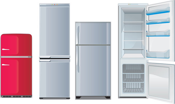 different refrigerators
