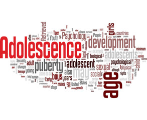 Adolescence word cloud