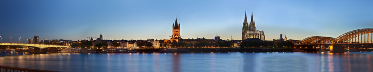 Obraz na płótnie Canvas Panorama Köln