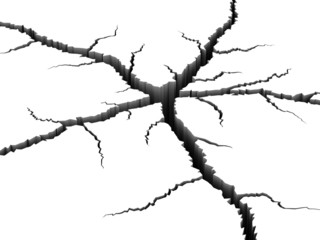 crack ground
