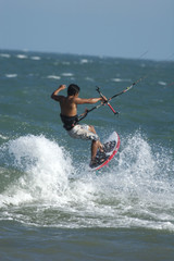 Fototapeta premium Kitesurfen