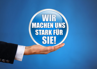 wir machen uns stark für sie