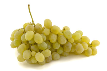 Cluster of green grapes.