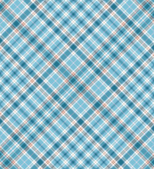 Blue fabric plaid