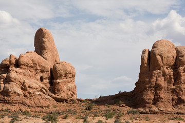 Steinformation im Arches National Park, Utah