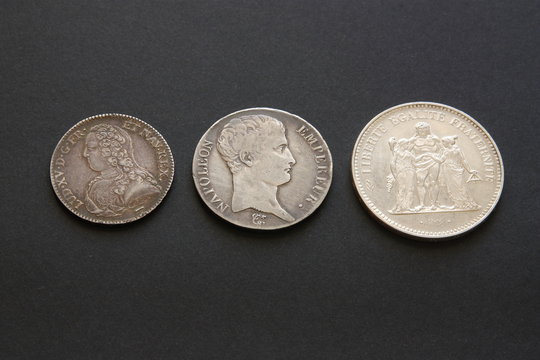 Trois monnaies françaises