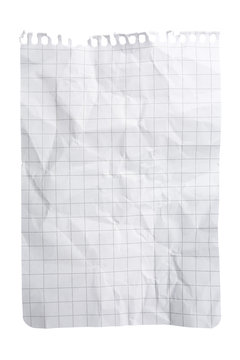Crushed Notepad Sheet