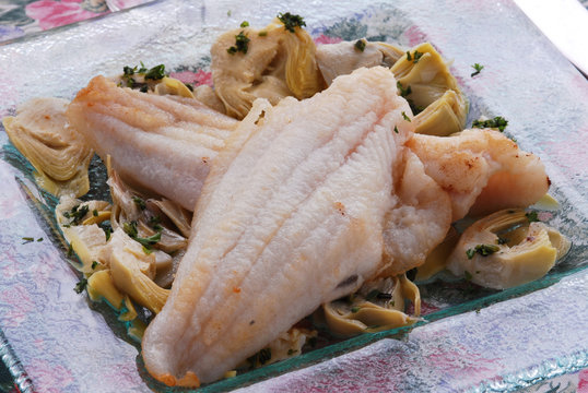Scaloppine di orata con carciofi - Secondi di pesce Veneto