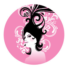 Elegance beauty girl