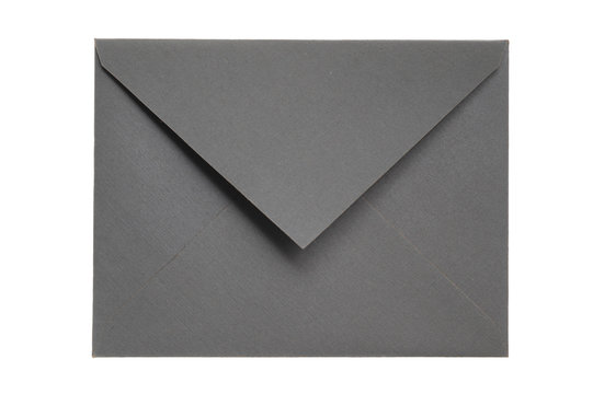 Closed Envelope Isolated on White Background