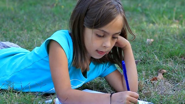 &eacute;criture dans le jardin