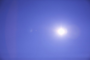 太陽の日差し