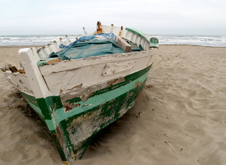 Fototapeta na wymiar Old Fishing Boat