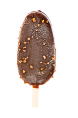 Ice cream isolated on the white background