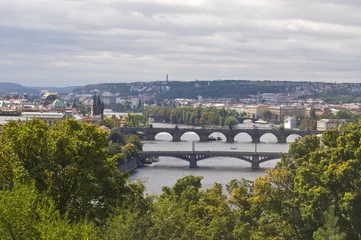 Foto op Aluminium Bridges of Prague © Jule_Berlin