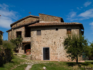 Fototapeta na wymiar Tuscan Villa