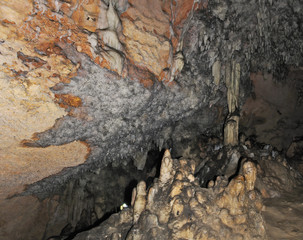 Detail of cave interior