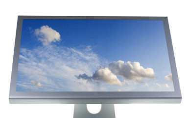 Fototapeta premium lcd monitor flat screen